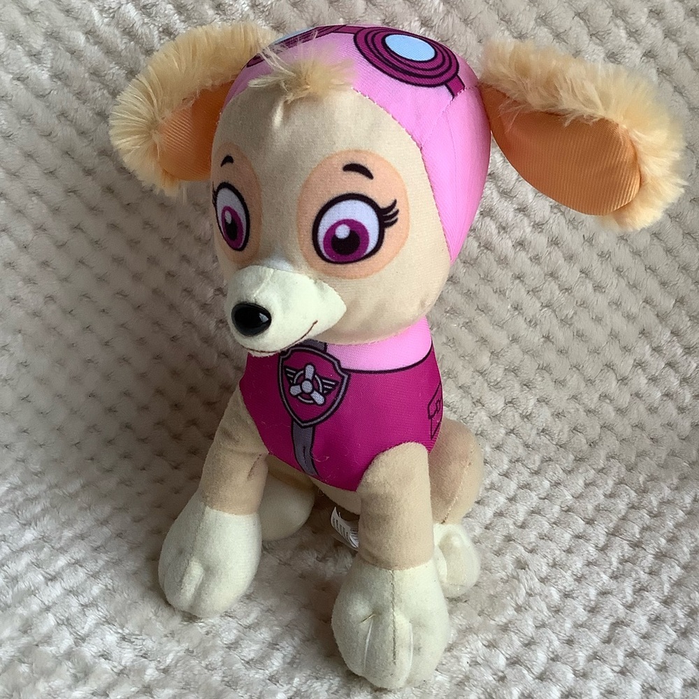 Paw Patrol Plush Skye Nickelodeon Spin Master Stuffed Animal Toy Pink Girl Dog